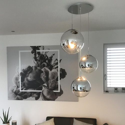 Lampada a sospensione - FAIRY BOULE MIROIR  - s.luce - in metallo / in vetro / contemporanea