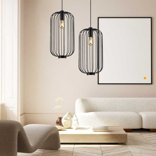 Lampada a sospensione - ROOMS M - s.luce - in metallo / contemporanea / con cavo