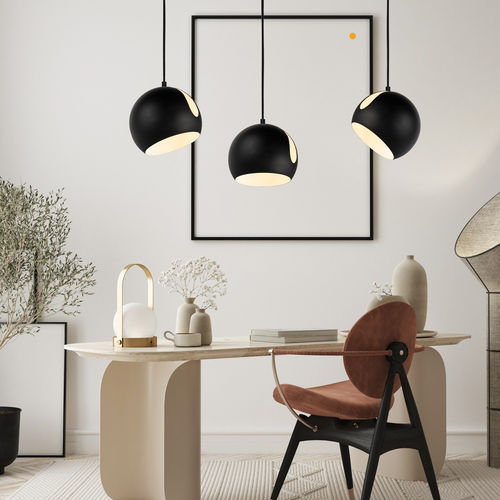 Lampada a sospensione - BALL  - s.luce - in metallo / design minimalista / con cavo