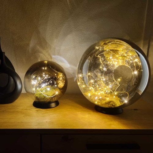 Lampada da tavolo - ORB ORNEMENT DE NOËL - s.luce - in metallo / in vetro / in vetro soffiato
