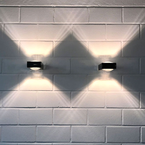 Applique contemporanea - BEAM X - s.luce - da interno / in metallo / in vetro