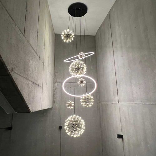 Lampada a sospensione - GALAXY XXL  - s.luce - in metallo / in vetro / contemporanea