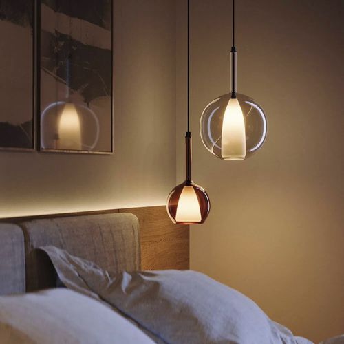 Lampada a sospensione - 185725 - s.LUCE - in metallo / in vetro / in vetro soffiato