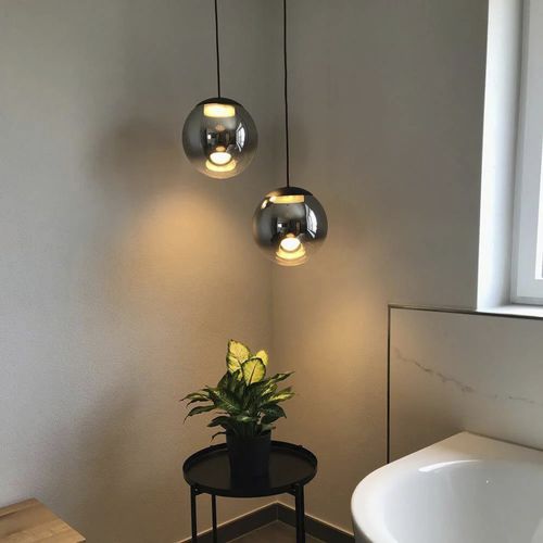 Lampada a sospensione - 162561 - s.LUCE - in metallo / in vetro / contemporanea