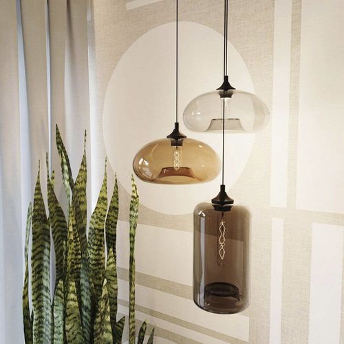 Lampada a sospensione - 146763 - s.LUCE - in metallo / in vetro / contemporanea