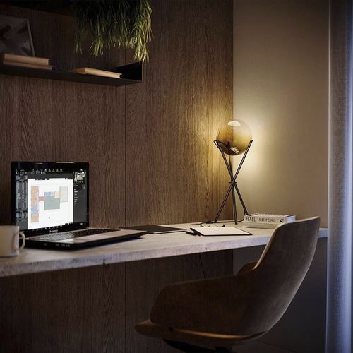 Lampada per ufficio - 77149659 - s.LUCE - in metallo / in vetro / contemporanea