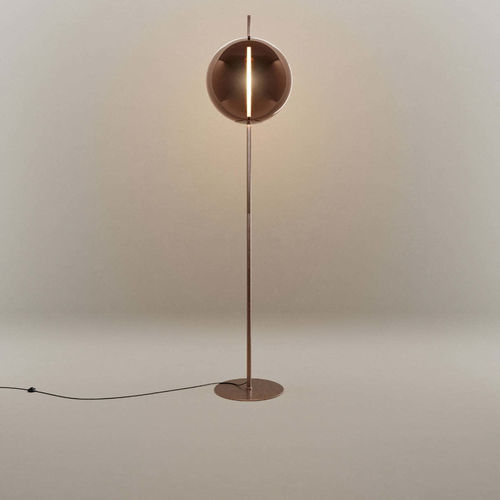 Lampada da terra - MIRA - s.luce - da pavimento / in metallo / in vetro
