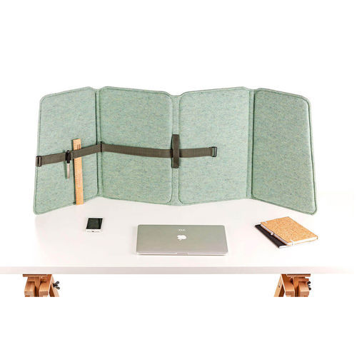 Paravento design biofilico - VLINDER - studioVIX - in PET / per ufficio / acustico