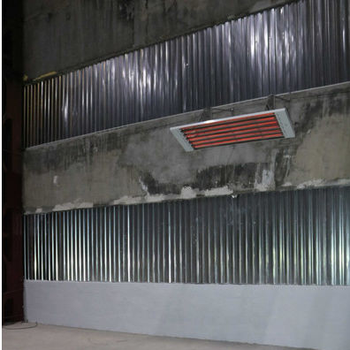 Stufa ad infrarossi da parete - Y12000 - Bilux - sospesa / da soffitto / elettrica