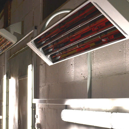 Stufa ad infrarossi sospesa - Y6000 - Bilux - da soffitto / elettrica / contract