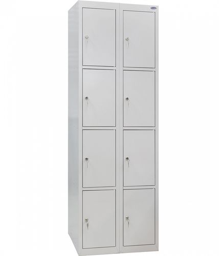Armadietto spogliatoio in acciaio - SO-300/2-8 - PJSC UHL-MASH - a chiave / a combinazione / per edifici pubblici