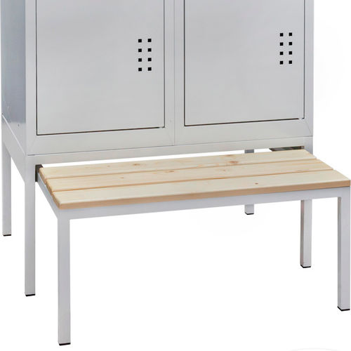Panca per spogliatoio contemporanea - SG-300/2 - PJSC UHL-MASH - in legno / con schienale / senza braccioli