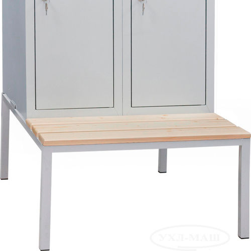 Panca per spogliatoio contemporanea - SG-400/2 - PJSC UHL-MASH - in legno / con schienale / senza braccioli