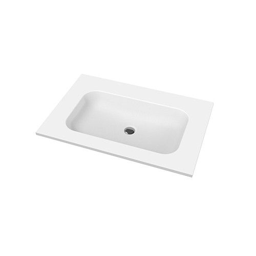 Lavabo da incasso - CURBA - KUMA - in composito / in marmo / in granito