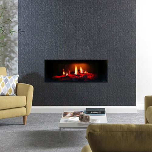 Focolare chiuso elettrico - PGF10 - Dimplex - a 1 faccia / in metallo / da incasso