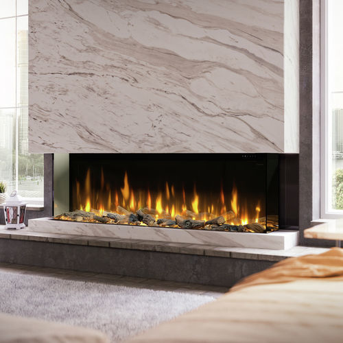 Camino elettrico - IGNITE BOLD 74 - Dimplex - ad angolo / Faccia singola / chiuso