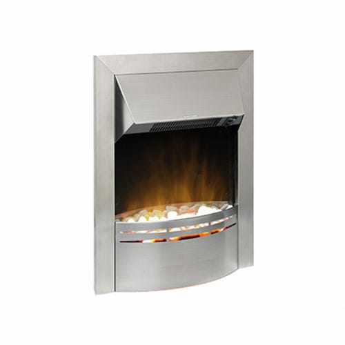 Focolare aperto elettrico - DAKOTA  - Dimplex - a 1 faccia / in acciaio inossidabile / da incasso