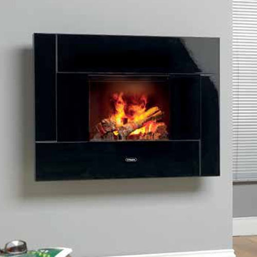 Camino elettrico - OPTIMYST - Dimplex - da parete / a parete / Faccia singola
