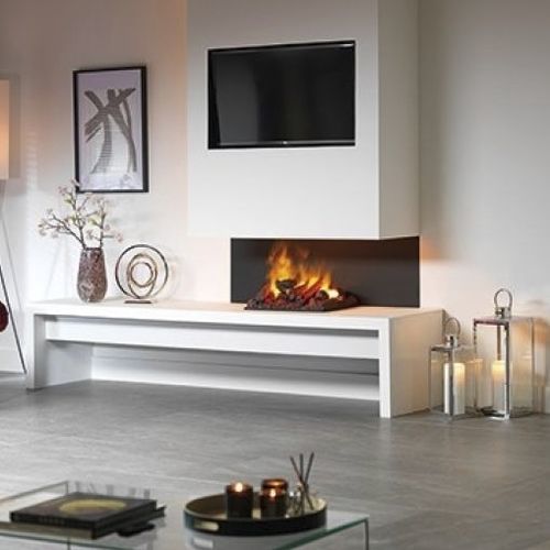 Focolare aperto elettrico - CASSETTE 500 COMMERCIAL - Dimplex - ad acqua calda / a 3 facce / in metallo