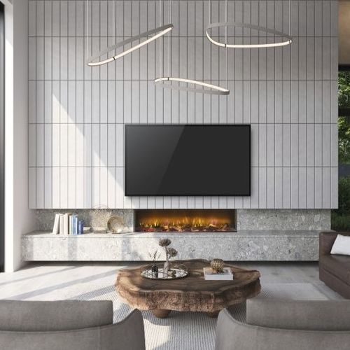 Mobile multimediale contemporaneo - Dimplex - ad uso residenziale / per ufficio
