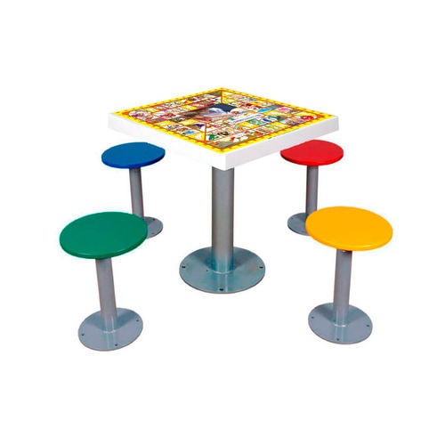 Tavolo da gioco per bambini per esterni - MOVIA4 - DEPORTES URBANOS - contemporaneo / per uso residenziale / per parco giochi