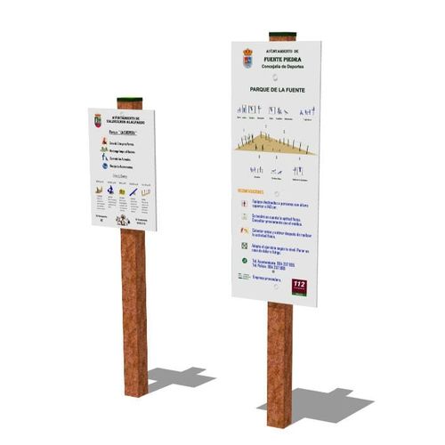 Pannello informativo per lo sviluppo dell'agilità - DUAGCP-12 - DEPORTES URBANOS - per cani / per parco per cani
