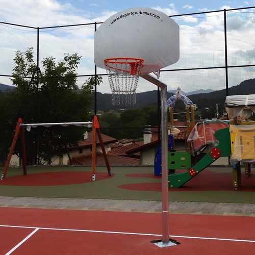 Cestello da basket da esterno - DUCB-01 - DEPORTES URBANOS - fisso / in metallo / per sport amatoriale