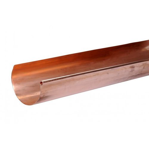 Grondaia in rame - G332MCUIV - Brico-Toiture - semitonda