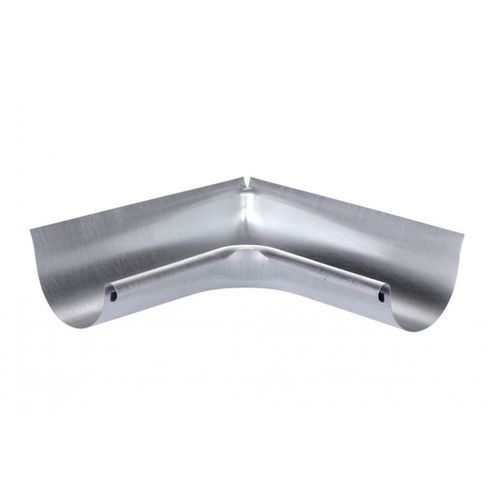 Grondaia in acciaio galvanizzato - AIAG25 - Brico-Toiture - semitonda / d'angolo