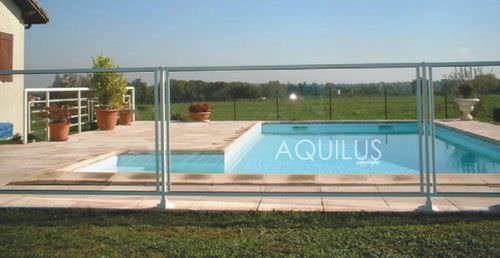 Barriera di protezione - AQUILUS PISCINES - fissa / in vetro / per piscina
