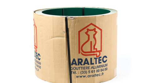 Lamiera per grondaie - ARALTEC - in alluminio / colorata / blu