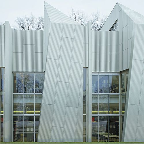 Rivestimento di facciata in fogli - RETRO - ArcelorMittal Building Solutions - in alluminio / in acciaio / in lamiera grecata