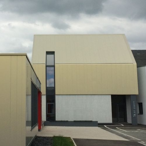 Copertura in acciaio - KOMET® 750 - ArcelorMittal Building Solutions - aspetto metallo / con giunti a doppia aggraffatura / in lamiera grecata