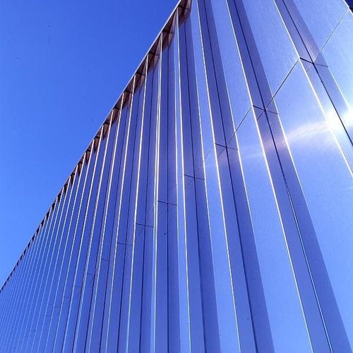 Rivestimento di facciata a doghe - ECAILLE® - ArcelorMittal Building Solutions - in acciaio / in acciaio inossidabile / in acciaio verniciato