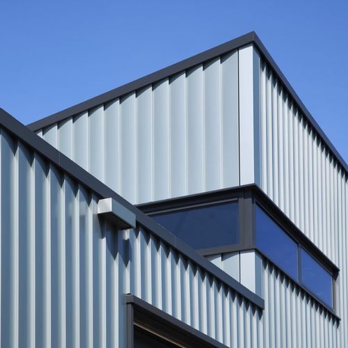 Rivestimento di facciata a doghe - GASCOGNE® - ArcelorMittal Building Solutions - a cassetta / in alluminio / in acciaio