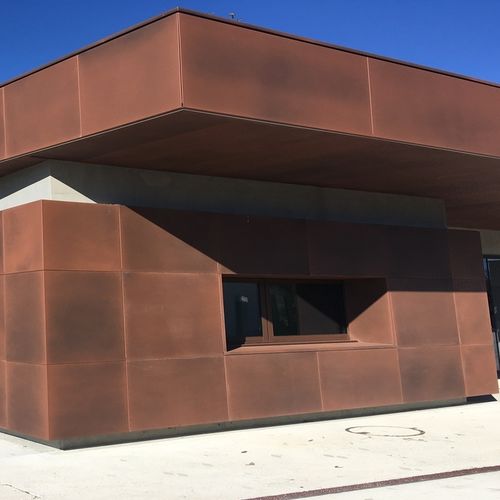 Rivestimento di facciata in pannelli - COQUE MD® - ArcelorMittal Building Solutions - a cassetta / in alluminio / in acciaio