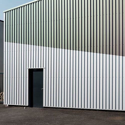 Rivestimento di facciata in pannelli - IRYSA® - ArcelorMittal Building Solutions - a doghe / in acciaio / in acciaio galvanizzato