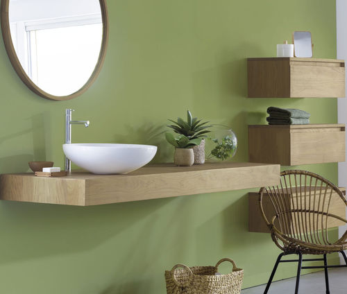 Piano lavabo in rovere - AIR - LINE ART