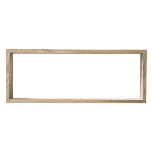 Mensola - 3104 - LINE ART - contemporaneo / in teak / con contenitore