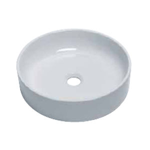 Lavabo da appoggio - RONDINARA - LINE ART - in ceramica / rotondo / senza foro