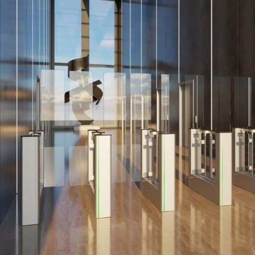 Varco rapido per controllo accesso - FIRSTLANE S - AUTOMATIC SYSTEMS - di sicurezza / in vetro / in acciaio inossidabile