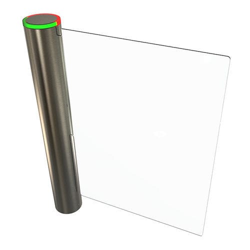 Barriera di controllo accessi - ACCESSLANE 934 - AUTOMATIC SYSTEMS - battente / in vetro / per spazio pubblico
