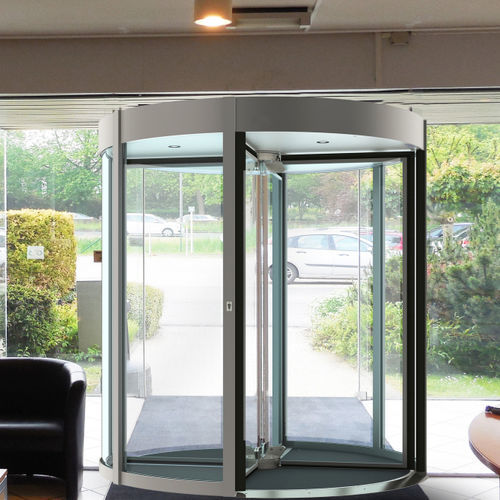 Porta girevole - REVLOCK 603  - AUTOMATIC SYSTEMS - d'ingresso / in vetro / contemporanea