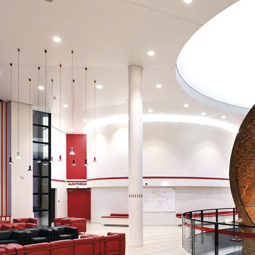 Soffitto teso in tela - PURE CLIM® - BARRISOL - per ufficio / da interno / acustico