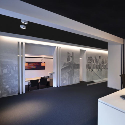Membrana tessile in tessuto - ARTOLIS BI-STRETCH® - BARRISOL - a rete / in poliestere / per muro