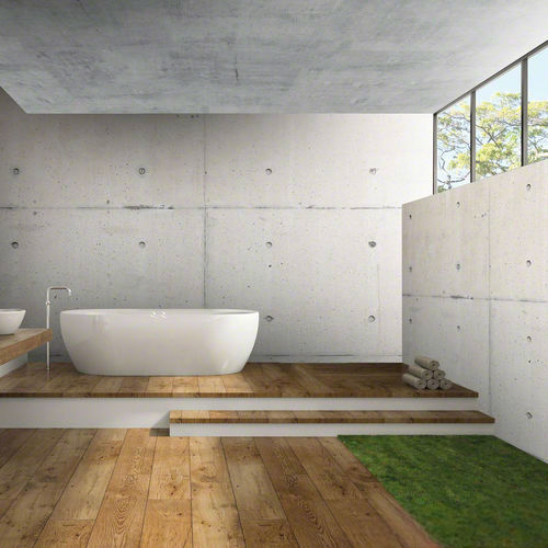 Soffitto teso in PVC - CONCRETE EFFECT® - BARRISOL - in tela / per bagno / per ufficio