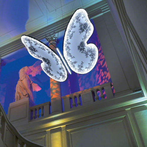 Luce a sospensione - BUTTERFLY LAMP® - BARRISOL - LED / ad arco / scultura
