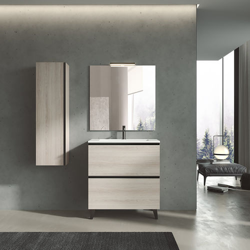 Mobile lavabo sospeso - GRANADA  - Visobath - in laminato / contemporaneo / senza ante