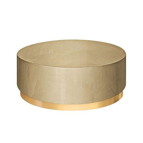 Tavolino basso contemporaneo - VTA317 - Voila Spanish Furniture S.L. - in metallo laccato / con supporto in acciaio laccato / rotondo