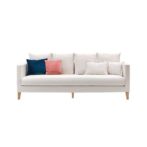 Divano contemporaneo - VSF647 - Voila Spanish Furniture S.L. - in tessuto / in pelle / grigio